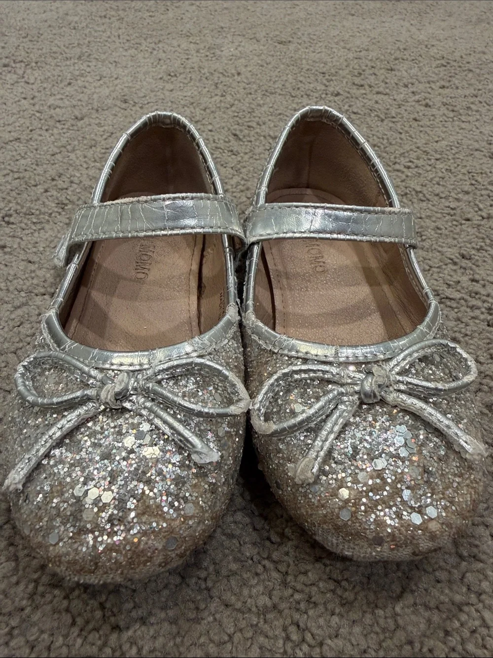 Sparkly Silver Dress Shoes